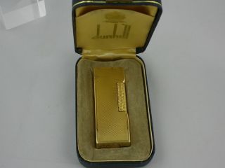 Alfred Dunhill Lighter 18K Solid Gold Dunhill London