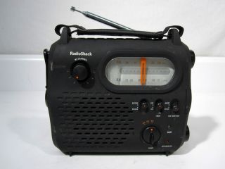 Radio Shack AM FM Weather Band Emergency Crank Radio Model 20 108 BS
