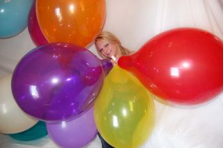 10 x Unique 16 Riesenluftballons gemischte Farben (Mexico 16, mixed 