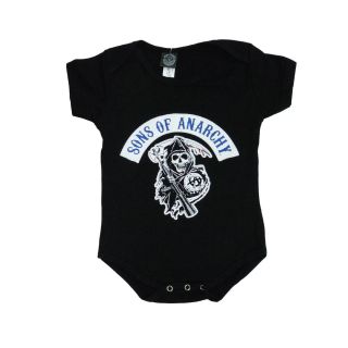 Sons of Anarchy Reaper Baby Diaper Shirt Creeper Suit Pajama M L 