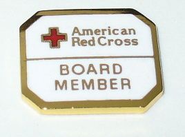 American Red Cross Lapel Pin Board Member