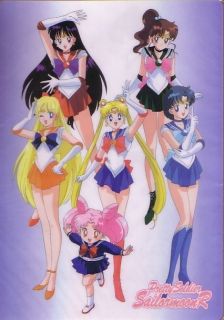 Sailor Moon Shitajiki Pencil Board  AC  Usagi Rei Ami