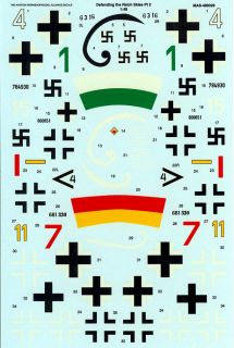 Model Alliance Decals 1 48 Defending The Reich Skies 1944 1945 Part 2 