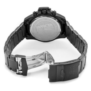   Men’s Pro Diver Chronograph Black Bracelet Swiss Quartz Watch