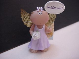 Russ Berrie Angel Cheeks Wedding Bridesmaid Figurine