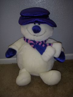 Toys R US Animal Alley Plush Snowman with Blue Hat Scarf Soft Stuffed 