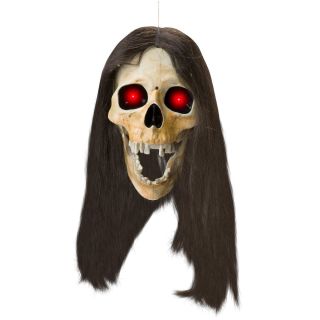 Gemmy Animated Dropping Head Skull Light Halloween Prop