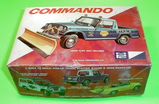   Commando AMC Jeepster Truck Annual Original 68 Issued Model Parts Car