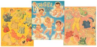 Angel Baby Paper Dolls Reproduction Book Louise Rumley New Adorable 