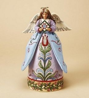 Jim Shore Figurine Fabrics of Faith Angel of Hope