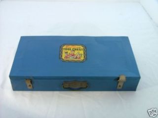 Vintage Metal American Tool Chest Toy No Tools