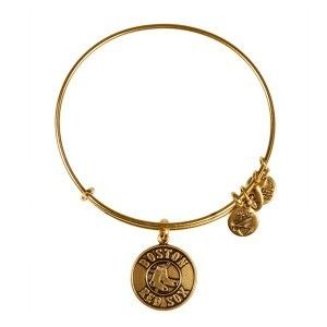 Alex and Ani Red Sox Logo in Russan Gold Expandable Wire Bangle 