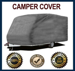 camper trailer cover fits campers up to 16 ft length
