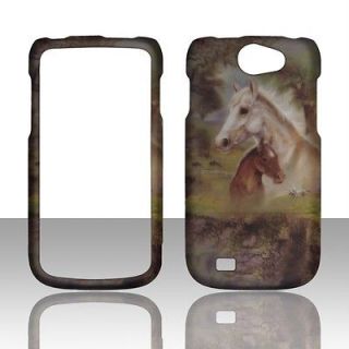 2D Racing Horses Dg Samsung Galaxy Exhibit 4G T Mobile Case Cover Hard 