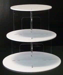 tier white acrylic cupcake party wedding cake stand best