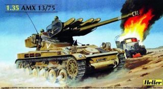 AMX 13 Light Tank (1/35 model kit, Heller 81122)