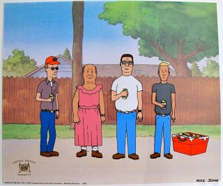   OF THE HILL Animation Sericel Cel 20th Century Fox Mike Judge RARE