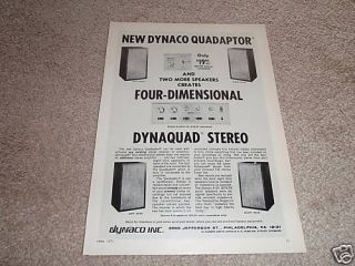 dynaco sca 80 quad preamp ad from 1971 a25 speakers