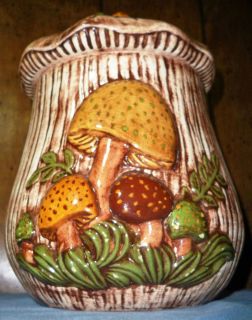 Vintage Ceramic Arnels Mushroom Cookie Jar