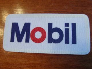 NEW Mobil Patch   Shirt or Racing Uniform Iron On Patch   Gasoline Oil 