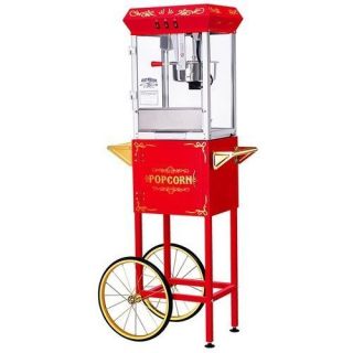   Electrics 53 Vintage Collection Circus Cart Popcorn Maker Red
