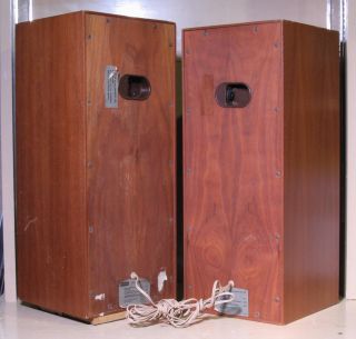 Vintage Grundig 525 Speakers Hi Fi Loudspeakers Mid Century Modern 