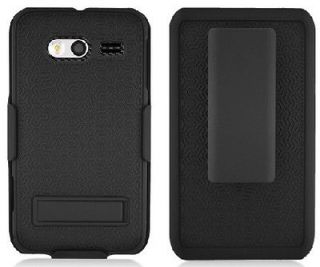   Shell Holster Hybrid Case+KickStand for Metro PCS Huawei Activa M920