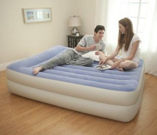   Queen Pillow Rest Airbed Air Mattress Bed with Built In Pump  67713E
