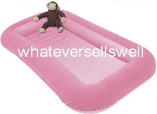 BUMPER PINK JUNIOR SINGLE AIR BED mattress inflatable camp AIRBED 