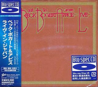 JEFF BECK BOGERT APPICE LIVE JAPAN BLU SPEC 2 CD NEW OUT OF PRINT EICP 