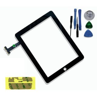   Glass Digitizer Replacement + Adhesive Glue Tape for Apple iPad 1st