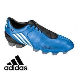 Mens Adidas Football Boot F30 i TRX FG Blue Black White UK 12.5 EU 48 