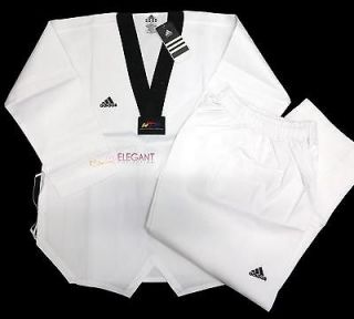 Adidas WTF World Taekwondo Federation ADI CLUB ADITCB01 Uniform (Black 