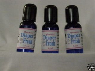 adult baby mommiesscents 3 bottles diaper fresh scent time left