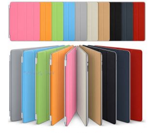 HOT For Apple iPad 2 2nd Slim PU Leather Stand w/Magnetic Smart Cover 