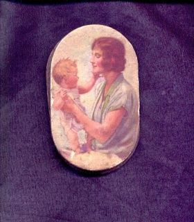 Vintage Advertising Pin Keeper Prudential with mother child picture