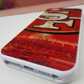   49ers Redwood Rubber Skin Case Cover for Apple iPhone 5 5g S