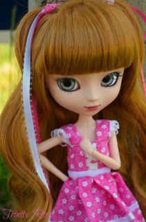 Pullip Doll Full Custom Trinity Rose OOAK Pink Lolita Realistic Aqua 