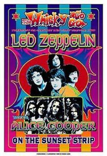   Lotta Love Led Zeppelin & Alice Cooper LA. Concert Poster Circa 1969