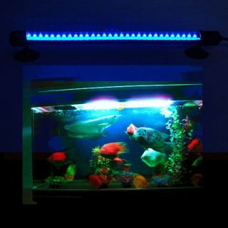code no b027 submerged blue lighting marine aquarium fish tank 30led