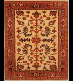 Area Rugs Handmade Carpet Persian HERIZ Wool 8 x 10