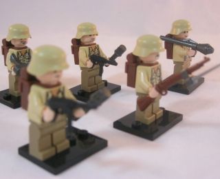 WWII Lego GERMAN ARMY Minifigure DAK INFANTRY Africa Korp ROMMEL 