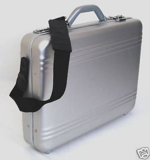 New Aluminum 17 Laptop Bag Briefcase Attache Notebook Hard Case 