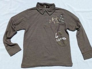 70 New France IKKS Junior layered slub jersey polo shirt 10 12 14 16 