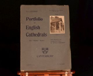 C1904 33VOL Portfolio of English Cathedrals Notes by Fairbairns 