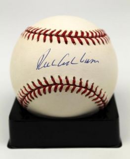 richie ashburn autographed baseball jsa hall of famer center fielder 