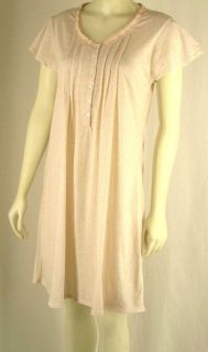 Aria Pink Night Dress Gown Nightgown $42 Tag SM LG