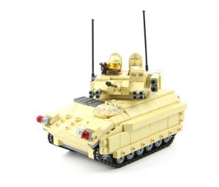 Custom LEGO army tank Bradley fighting vehicle main battle tank 