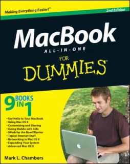 MacBook All in One For Dummies, Chambers, Mark L., New Book
