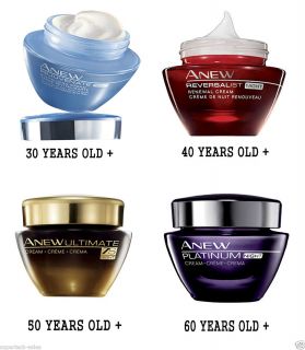 Avon Anew Night Cream Rejuvenate Reversalist Ultimate Platinum You 